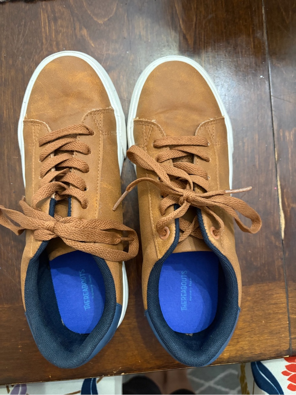 Boy’s Casual Brown Low-Top Sneakers
